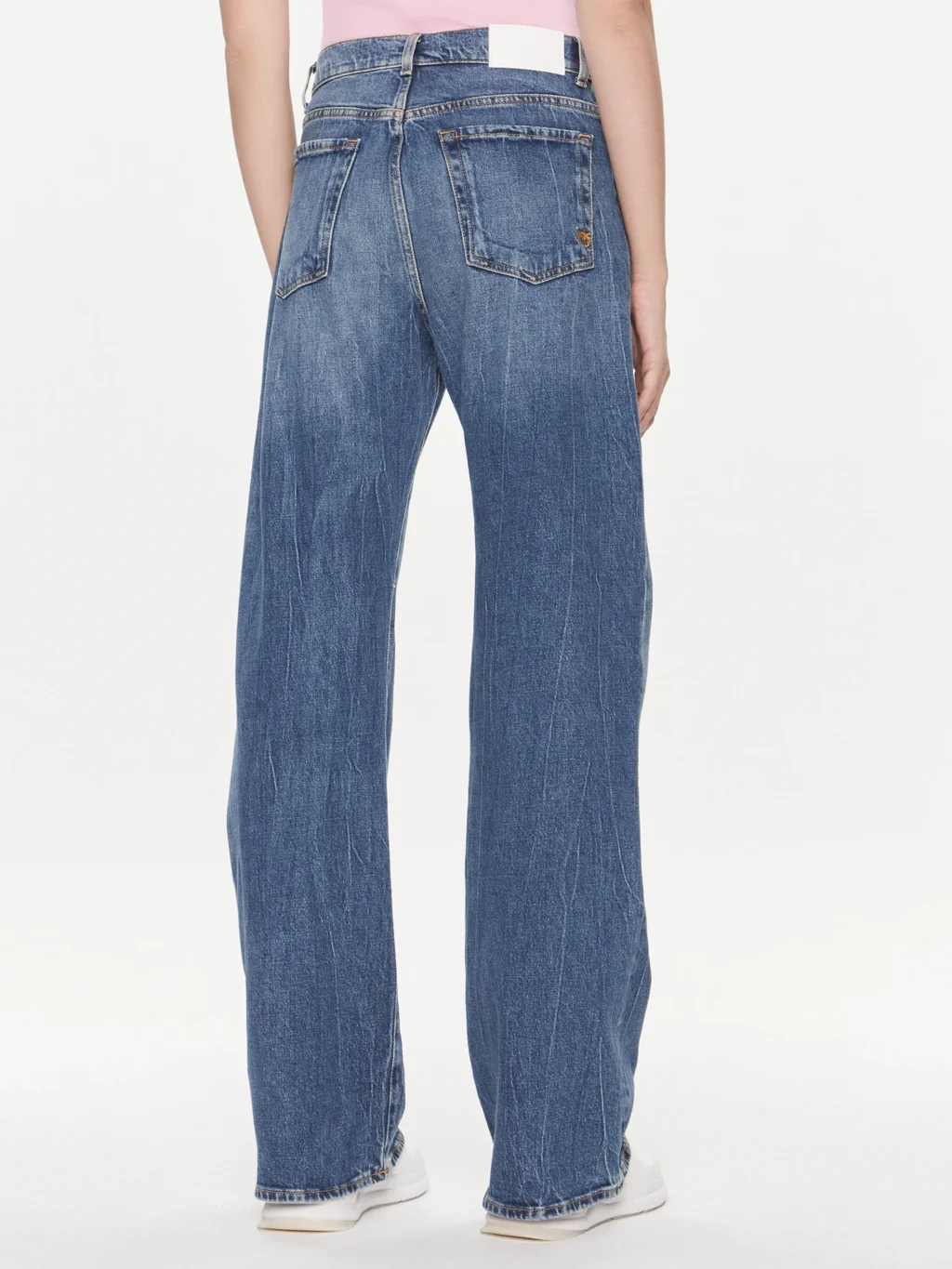 Pinko Wide Leg Denim Jeans