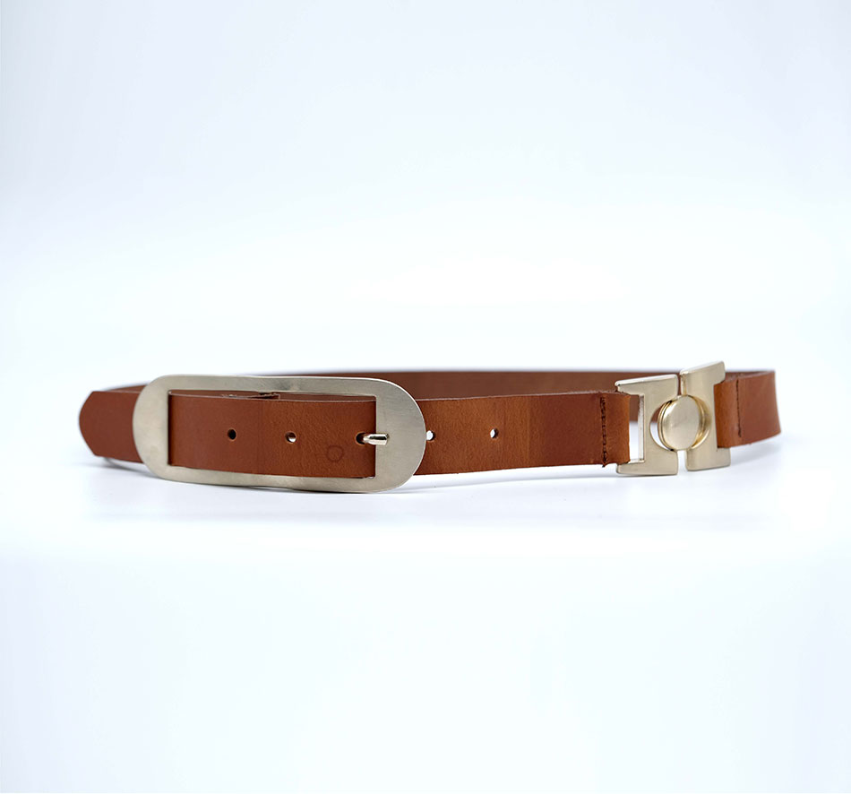 Salt & Pepper Mattea Camel Leather