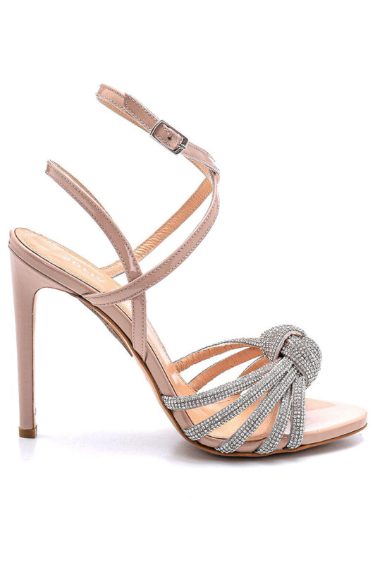 Celeste Leather Embellished Sandals