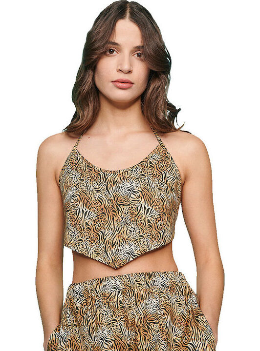 SunSet Go Alma Top Animal Print