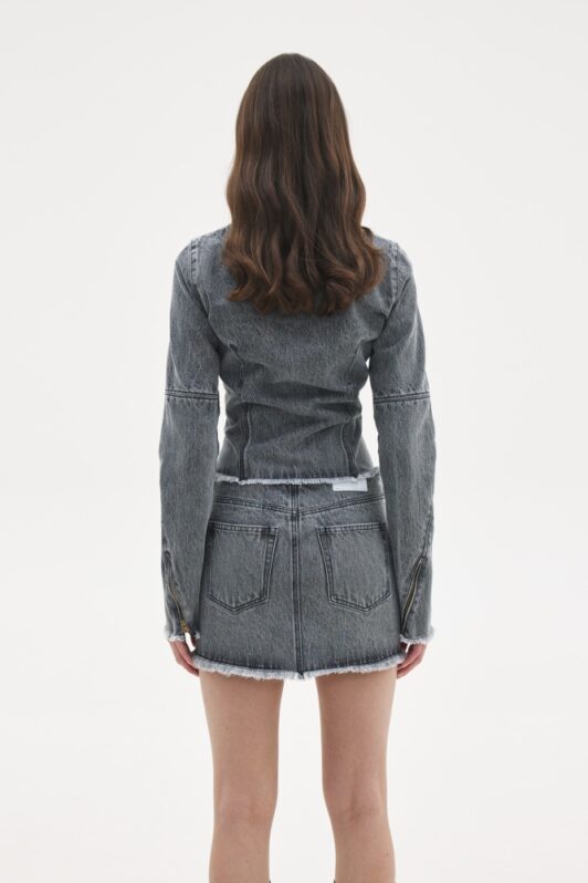 Sunset Go Bella Denim Jacket grey