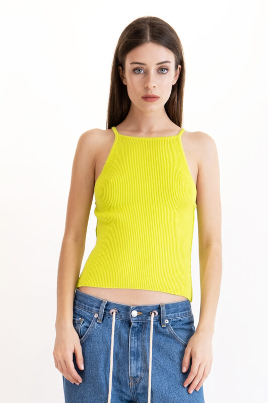 Salt & Pepper Chloe Lime Top