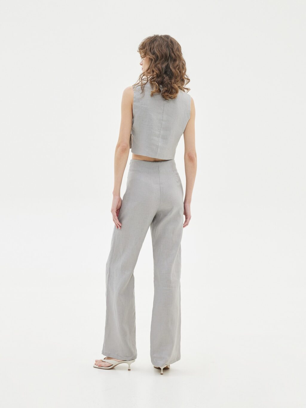 Love + Alicia Burma Linen Wide-Leg Pants