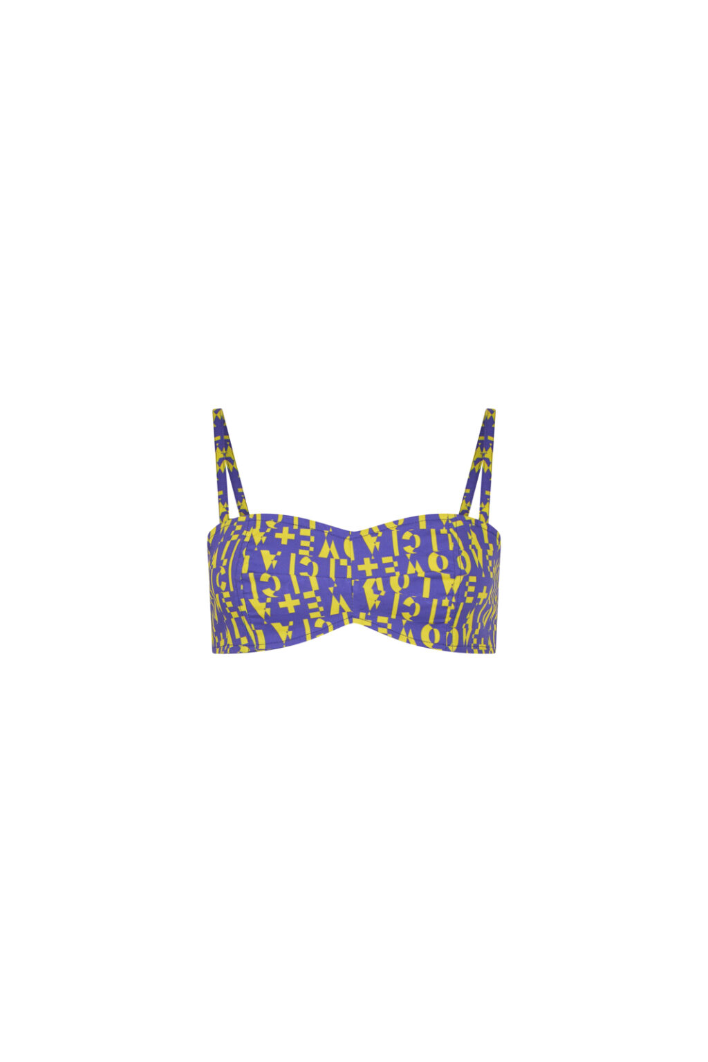 Love + Alicia Kairi Printed Bustier Top