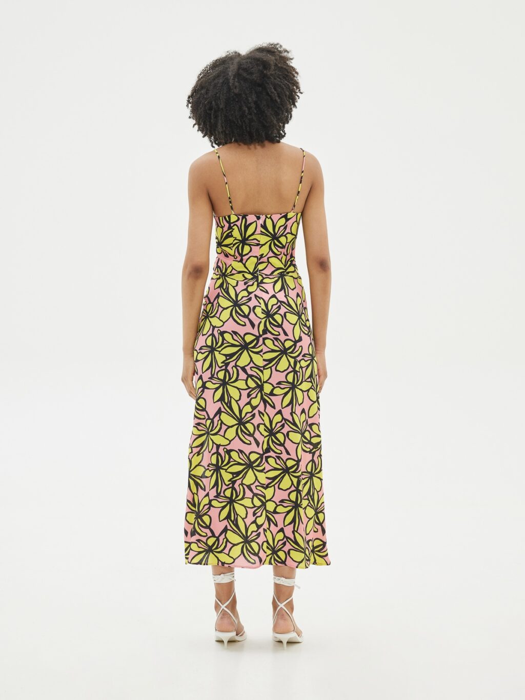 Love + Alicia Leona Floral Midi Dress