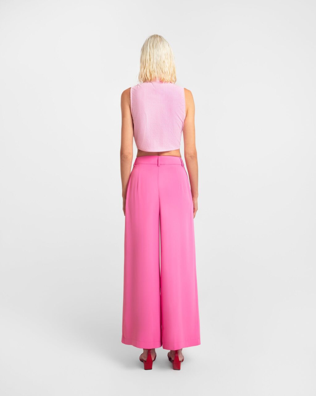 Mamoush Gina Cropped Trousers (Pink)