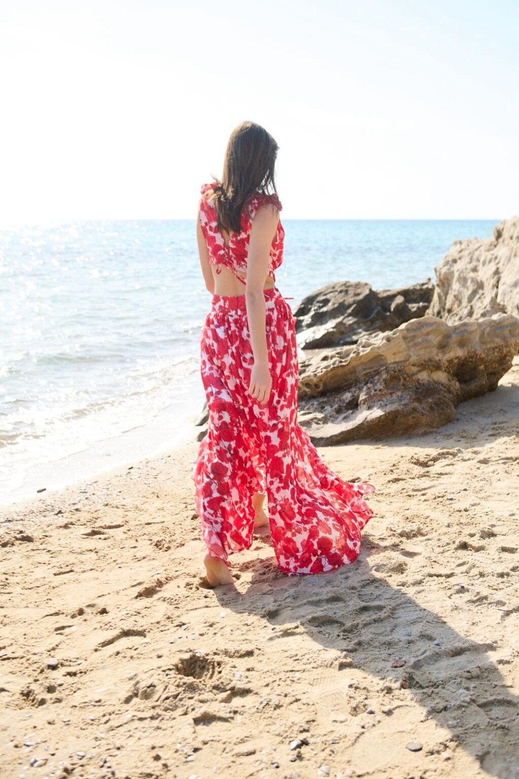 Marocco Red Maxi Dress