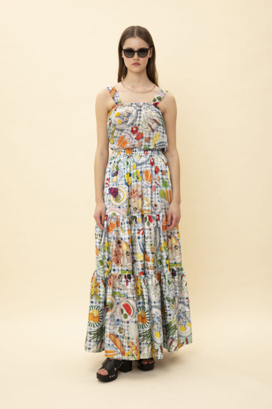 We Are Tiered Maxi Dress Sunday Table