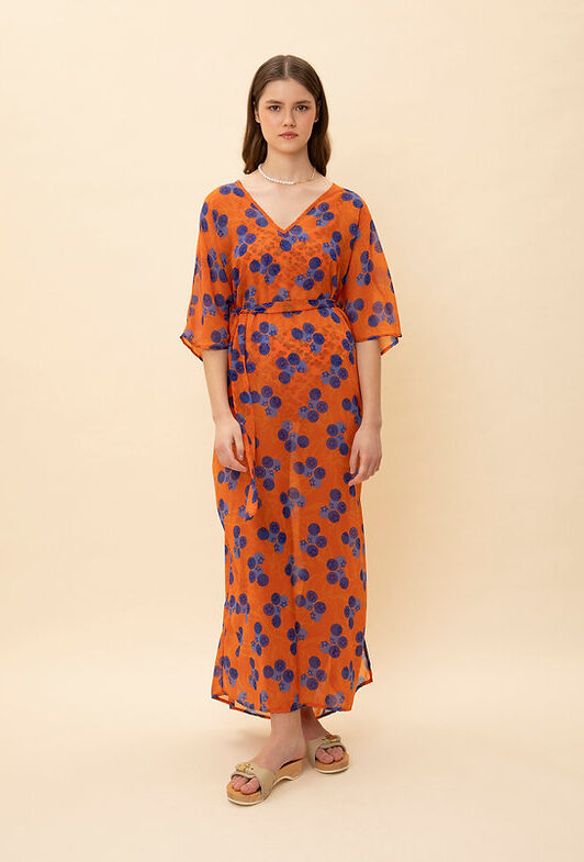 We Are Blueberries Kaftan Dress