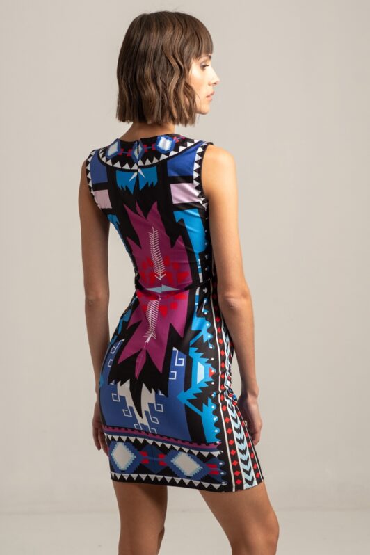 Peace & Chaos Reicarnation Bodycon mini Dress