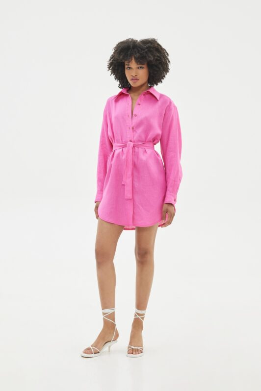 Paty Linen Shirt - Dress