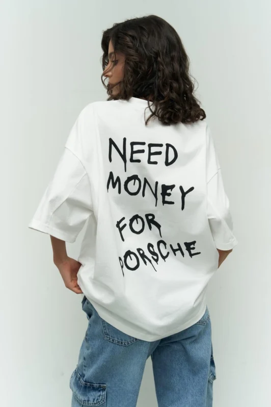 Need Money Oversized Μπλούζα