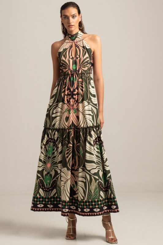 Foliage Maxi Dress