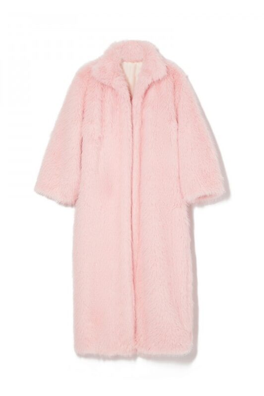 Milkwhite Faux Fur Pink