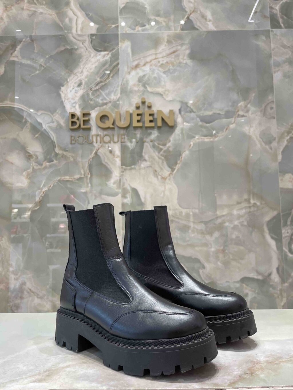 Denmark Biker Leather Boots