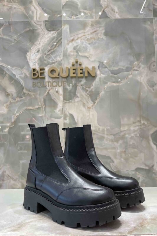 Denmark Biker Leather Boots