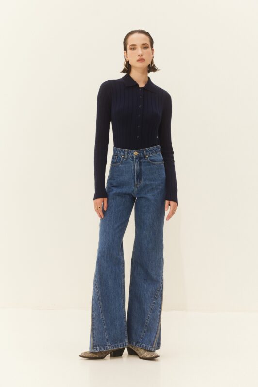 Sabine Denim Pants (Blue)