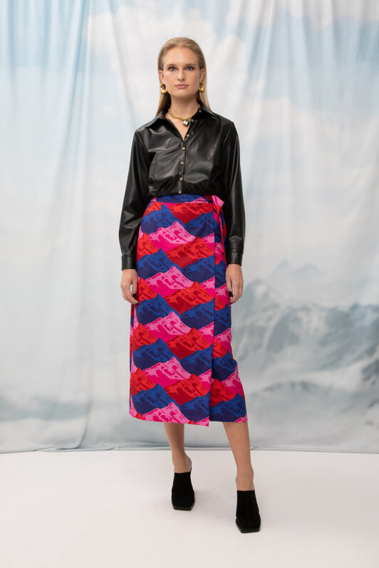 Mountains Midi Skirt