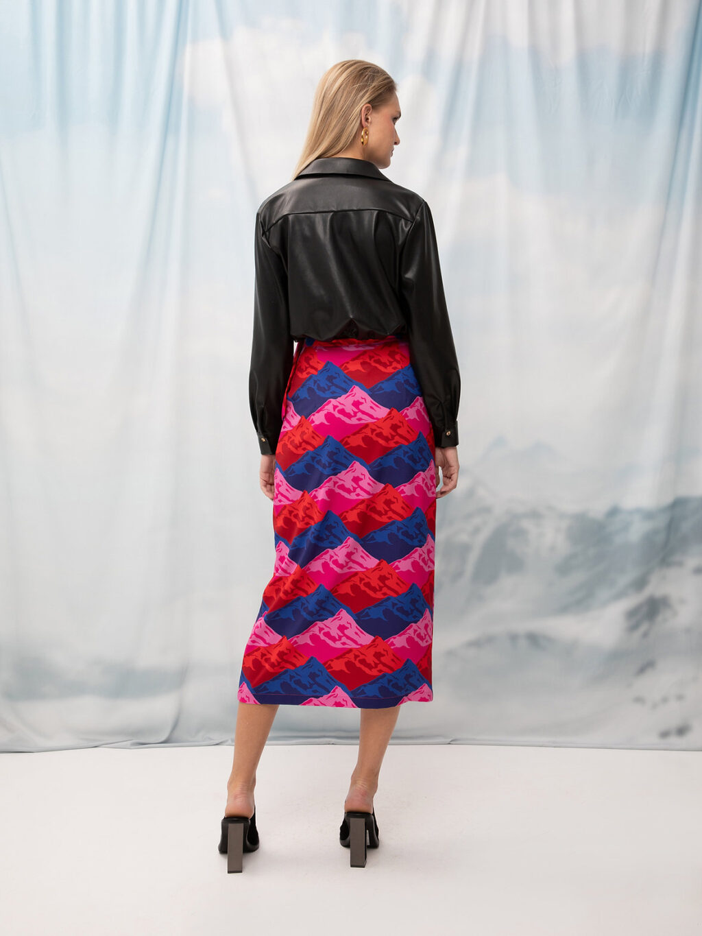 Mountains Midi Skirt