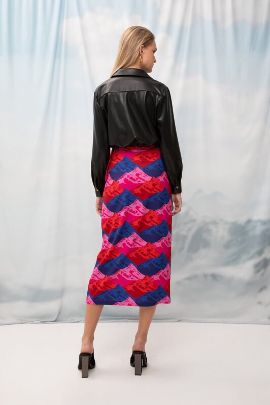 Mountains Midi Skirt