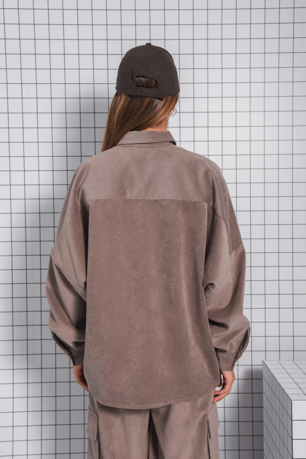 Plan Corduroy Brown Blouse