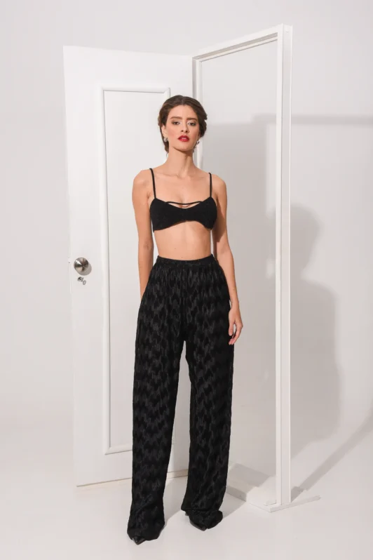 Futuristic Pants Black