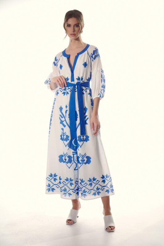 Mediterranean Maxi Dress