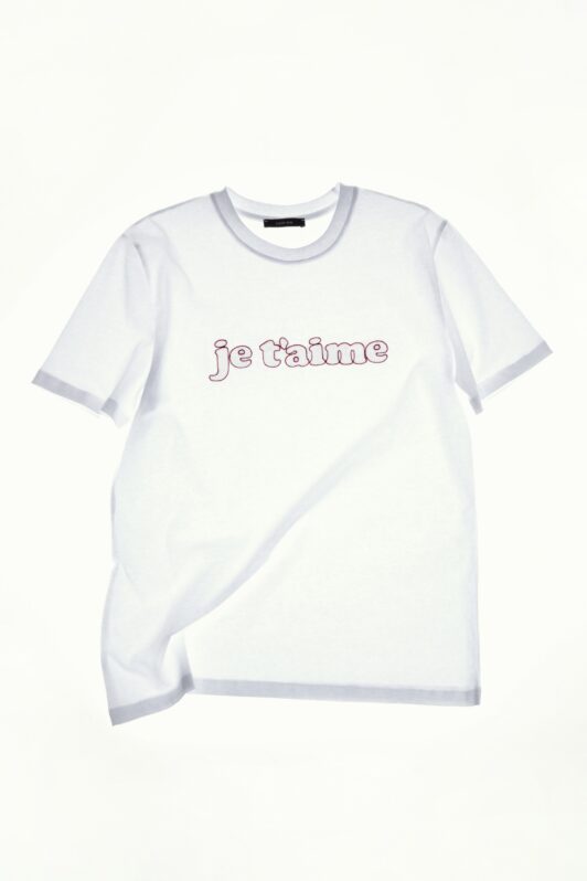 Je T'aime Λευκό T-Shirt