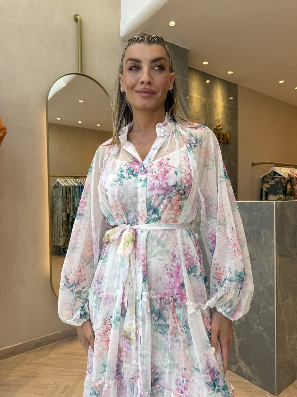 Summer Posy Μαξι Φόρεμα