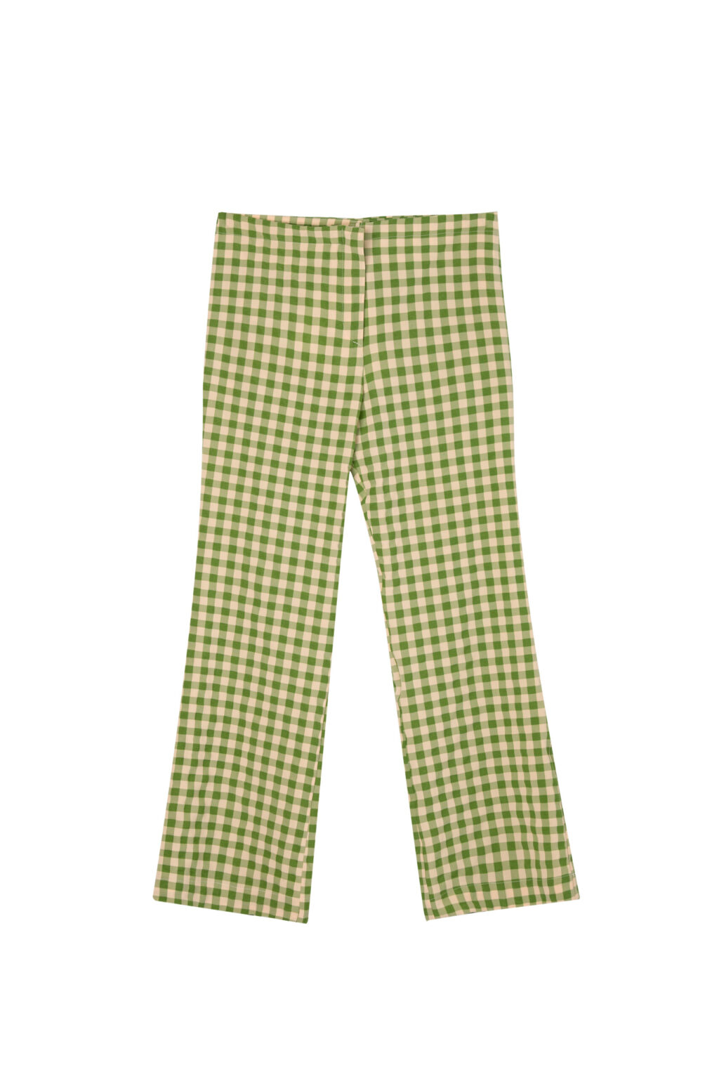 Green Capri Plaid Pants