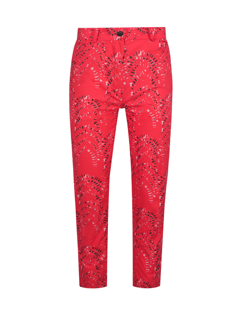 Amal Red Cotton Pants