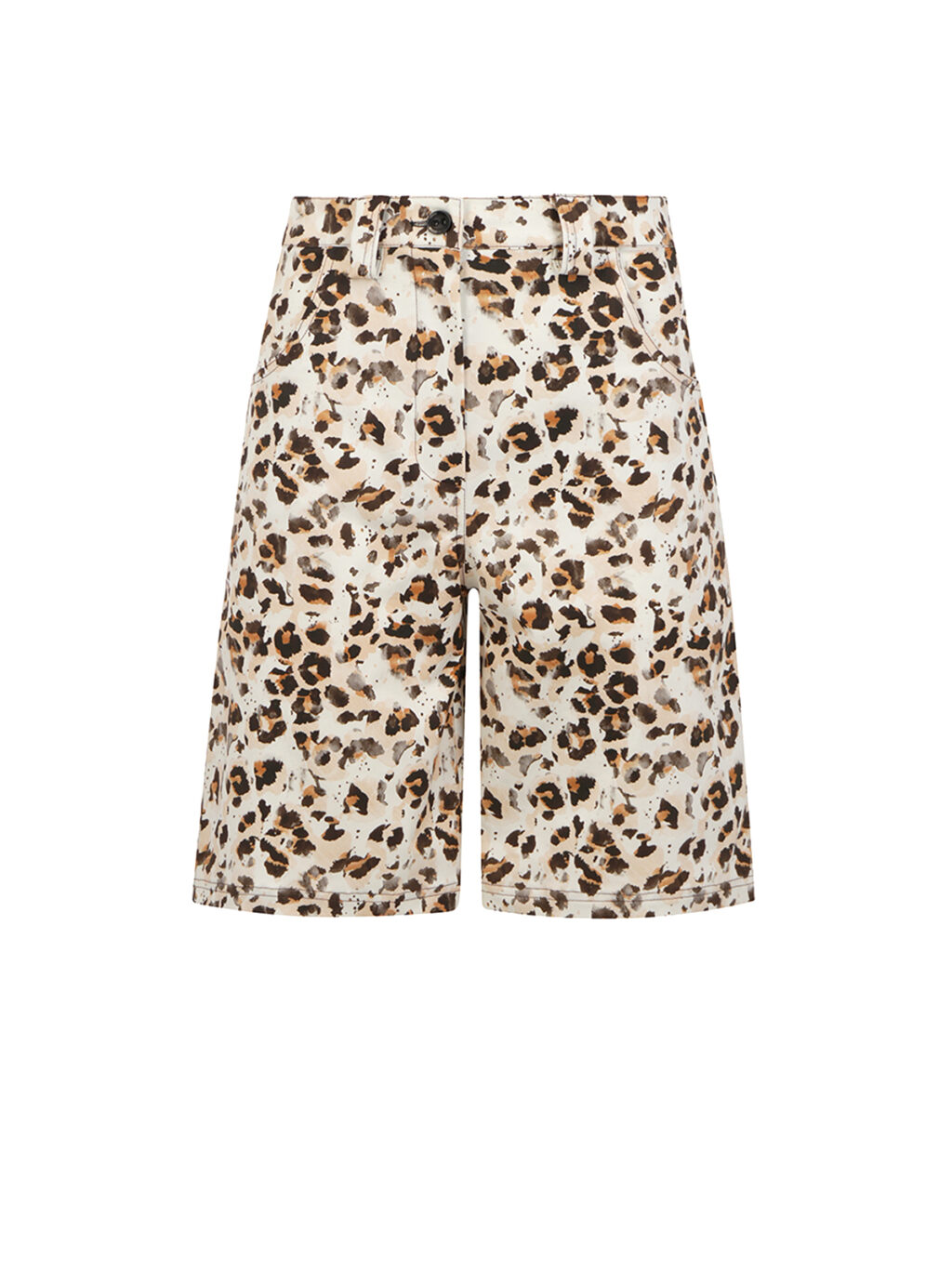 Esther Leopard Bermuda