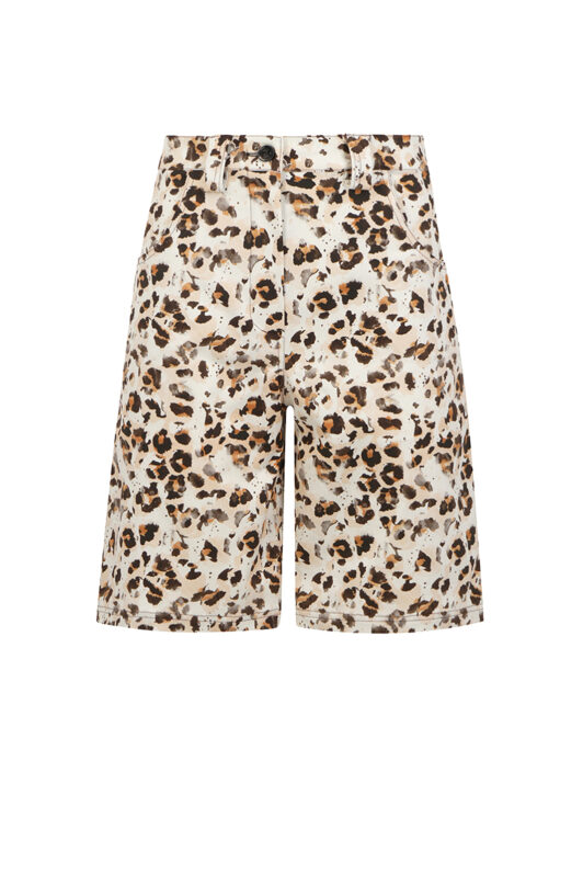 Esther Leopard Bermuda