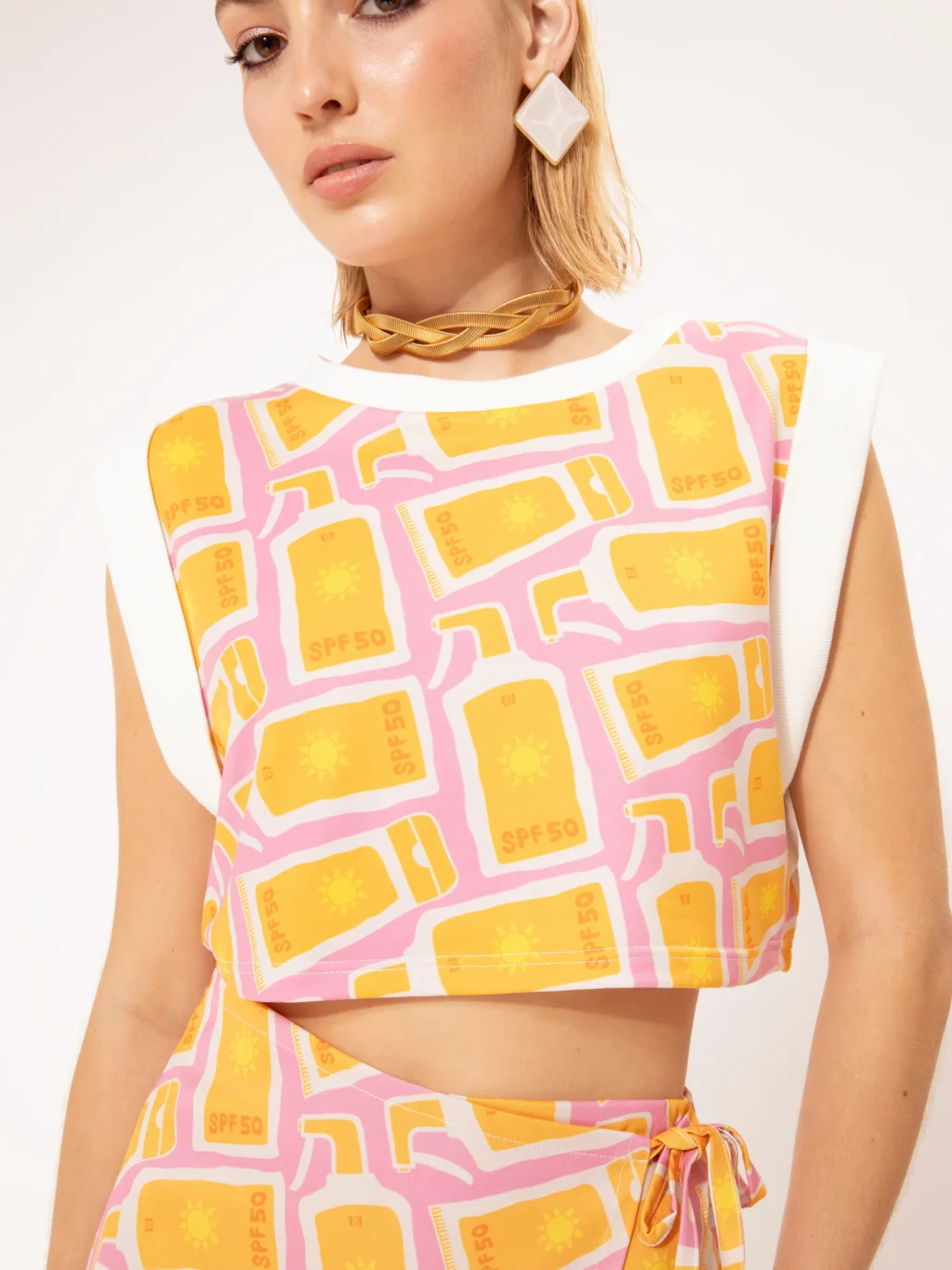 Sunscreen Sleeveless Top