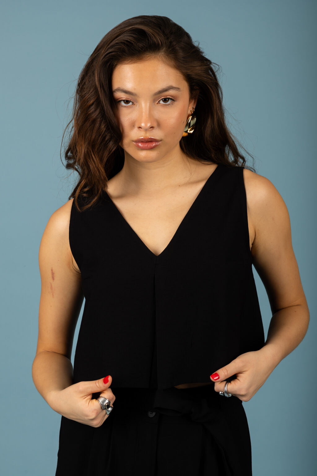 Ethan Crop Top (Black)