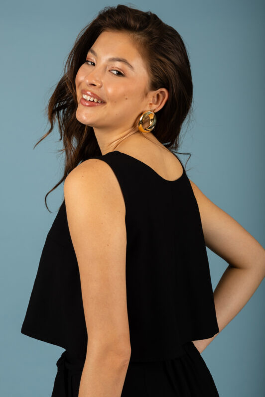 Ethan Crop Top (Black)