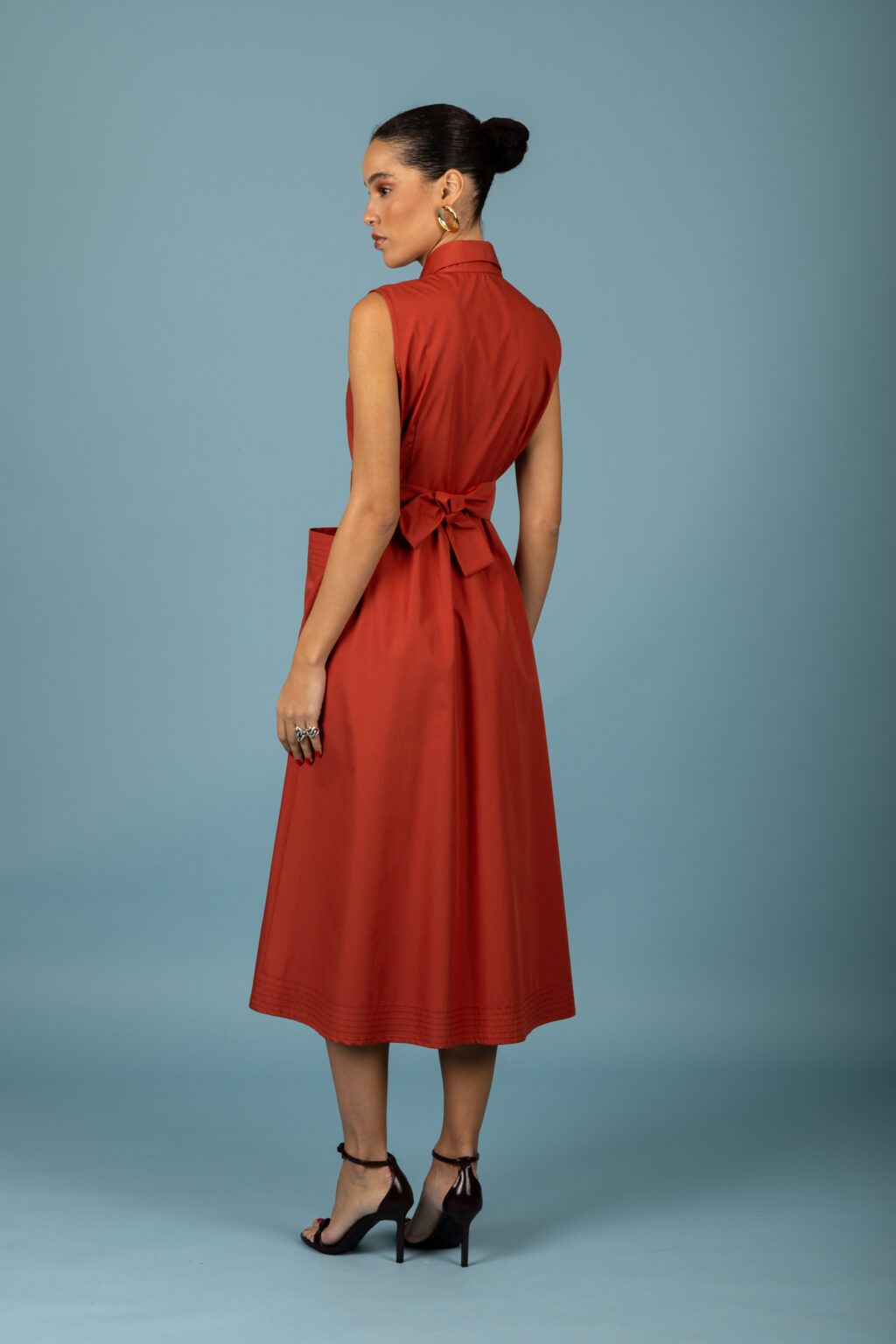 Rebecca Φόρεμα (Red Brown)