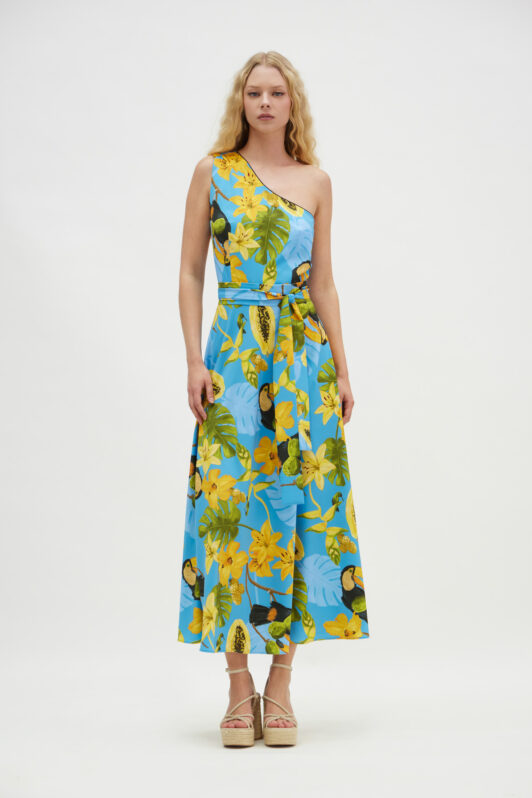 Calliroe Φόρεμα (Capri blue)