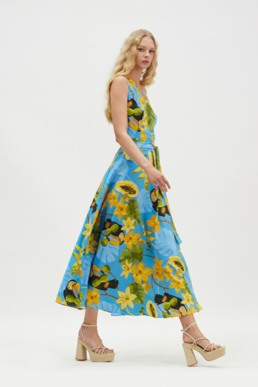 Calliroe Φόρεμα (Capri blue)