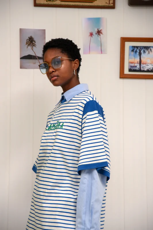 Jamaica T-Shirt Μπλε