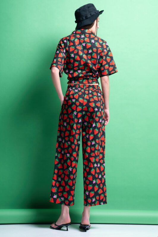Elly Cropped Cotton Pants