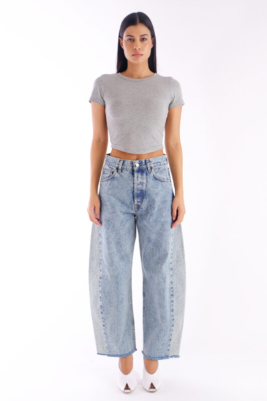 Gwen Barrel Reversed Jeans