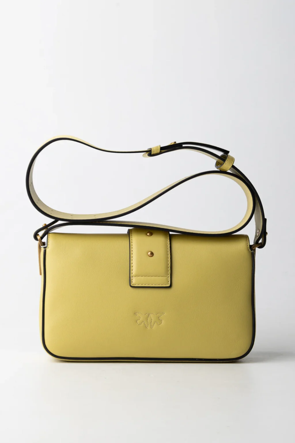 Μαλακή δερμάτινη τσάντα χιαστί Mini Love Bag