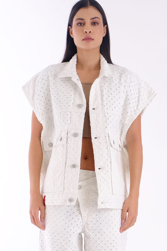 Madelyn Off-White Breeze Τζάκετ